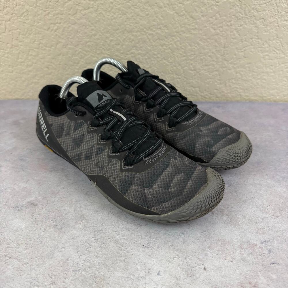 Merrell Vapor Glove 3 Black Barefoot Minimalist Running Shoes Womens Size 7.5
